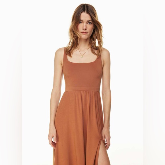 Wilfred Market Slit MIDI Dress Warm Rose Size 2XL - Picture 9 of 12